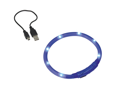 Ljusslinga USB blå
